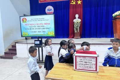 THỰC HIỆN CÔNG VĂN SỐ 08 CỦA HỘI ĐỒNG ĐỘI TỈNH QUẢNG NGÃI 🎒 PHÁT ĐỘNG CHƯƠNG TRÌNH “GỬI YÊU THƯƠNG – NÂNG BƯỚC EM ĐẾN TRƯỜNG”