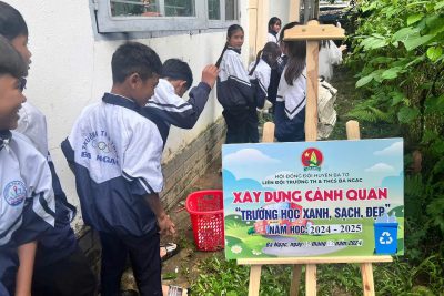 Xây dựng môi trường học đường Xanh – Sạch – Đẹp