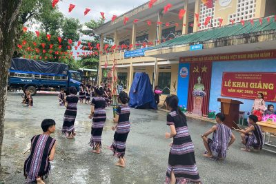 CÔNG TÁC CHUẨN BỊ CHO LỄ KHAI GIẢNG NĂM HỌC 2025 – 2026